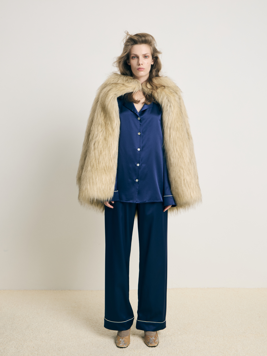 Шелковые брюки Eva