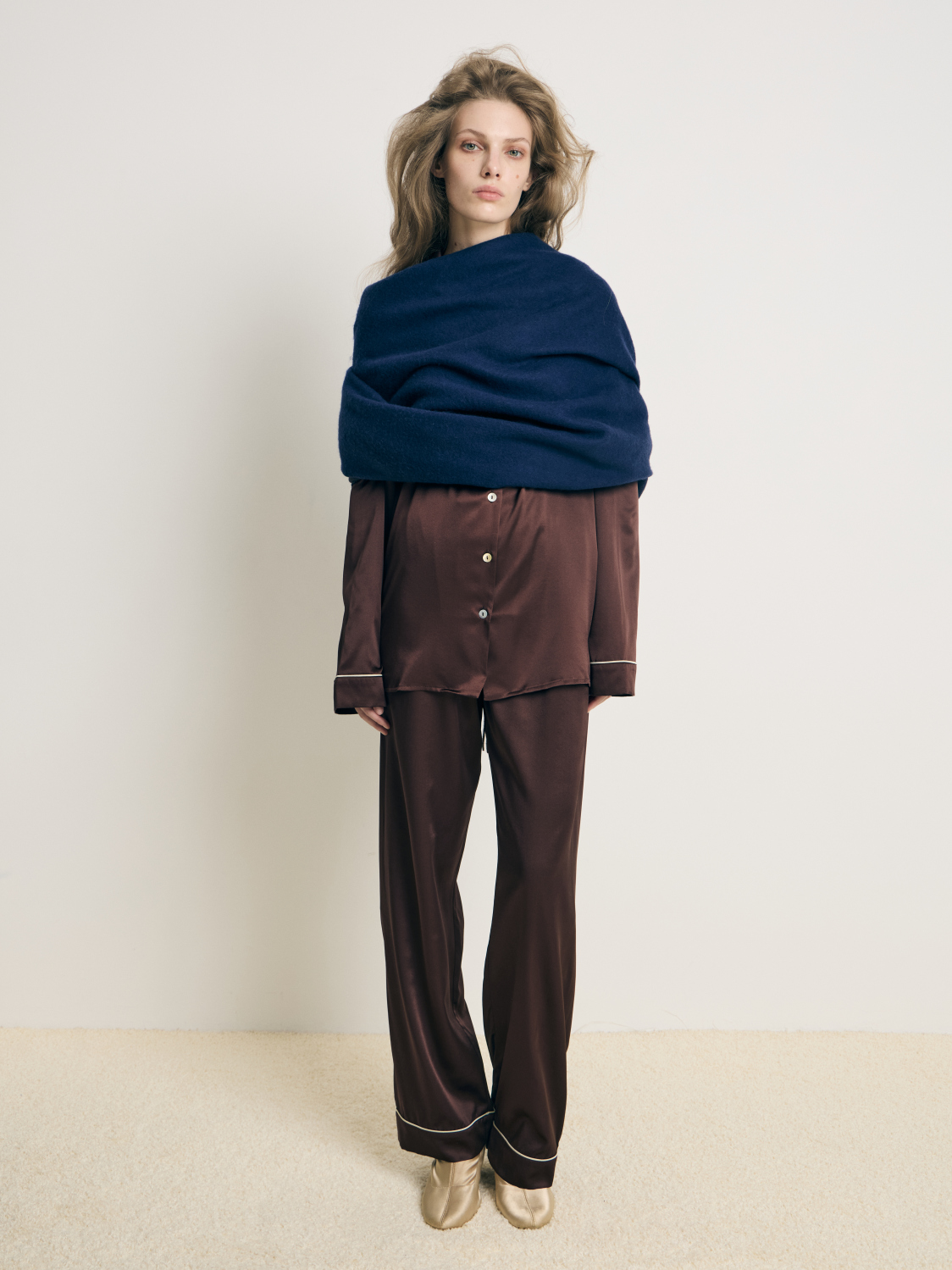 Шелковые брюки Anna