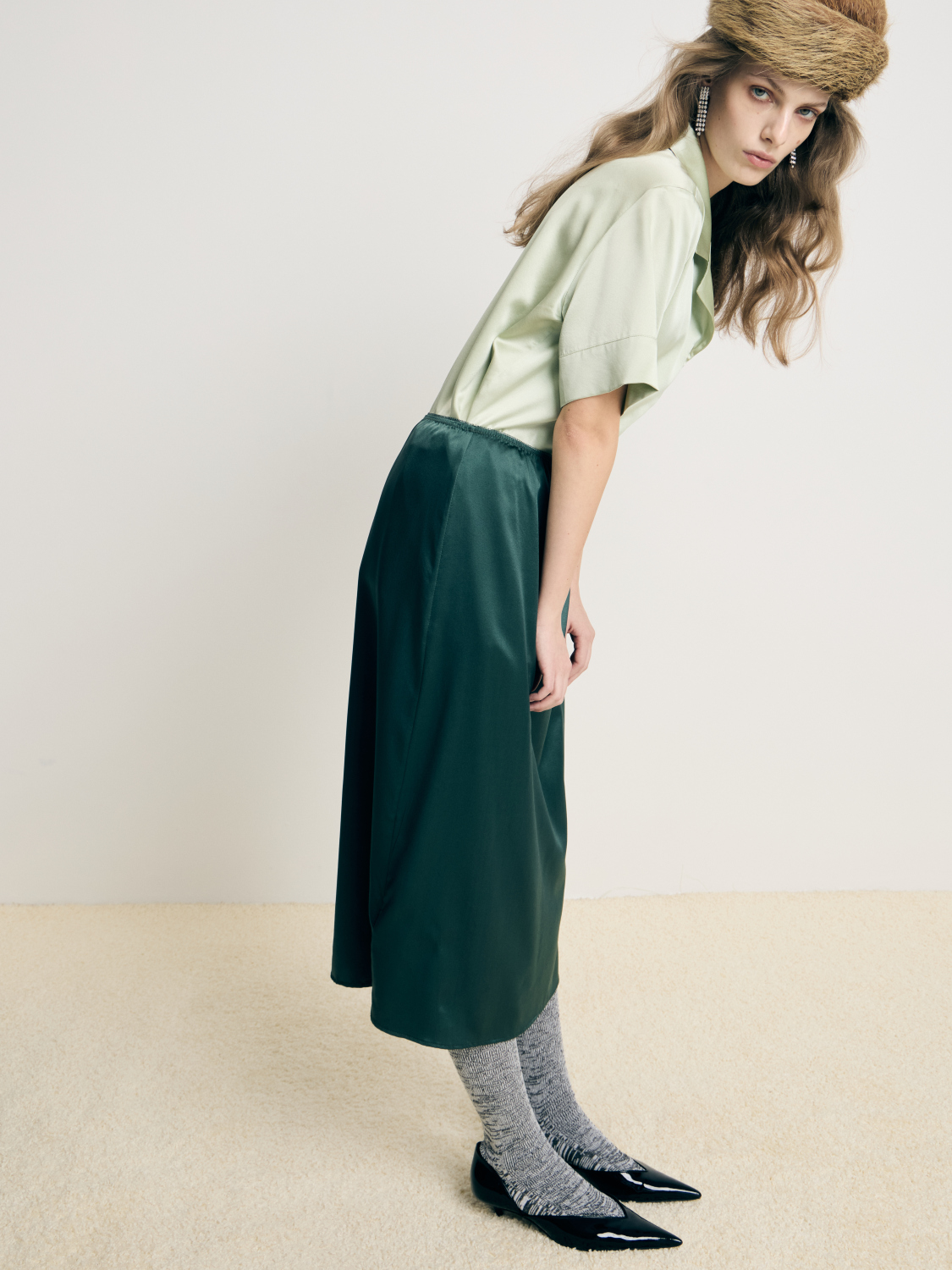 Шелковая юбка Kelly