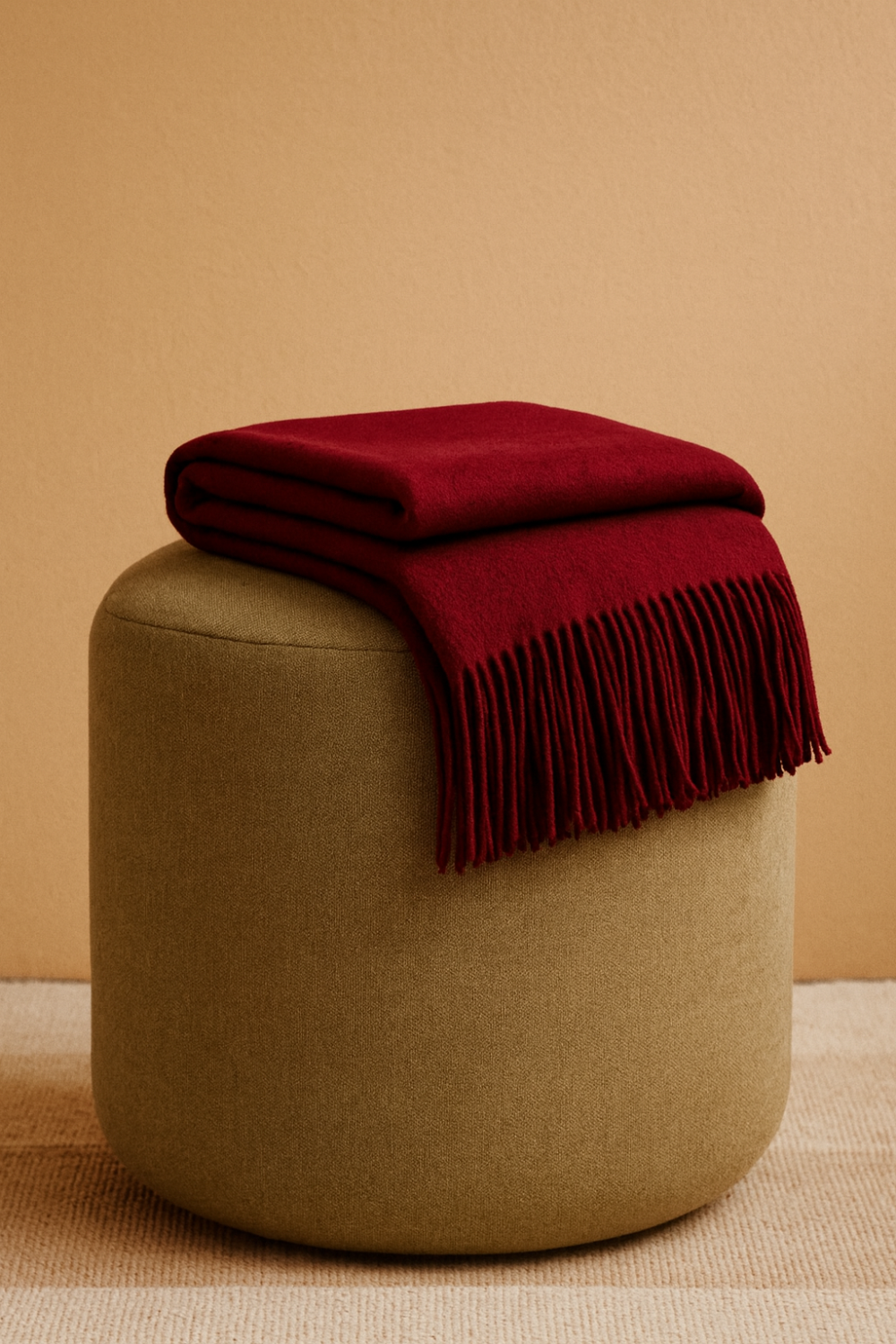 Плед из шерсть