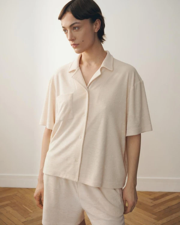 Пижама женская с шортами Sand розовая