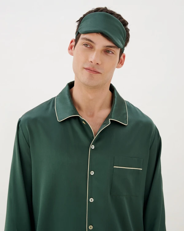 Маска для сна, цвет зелёный