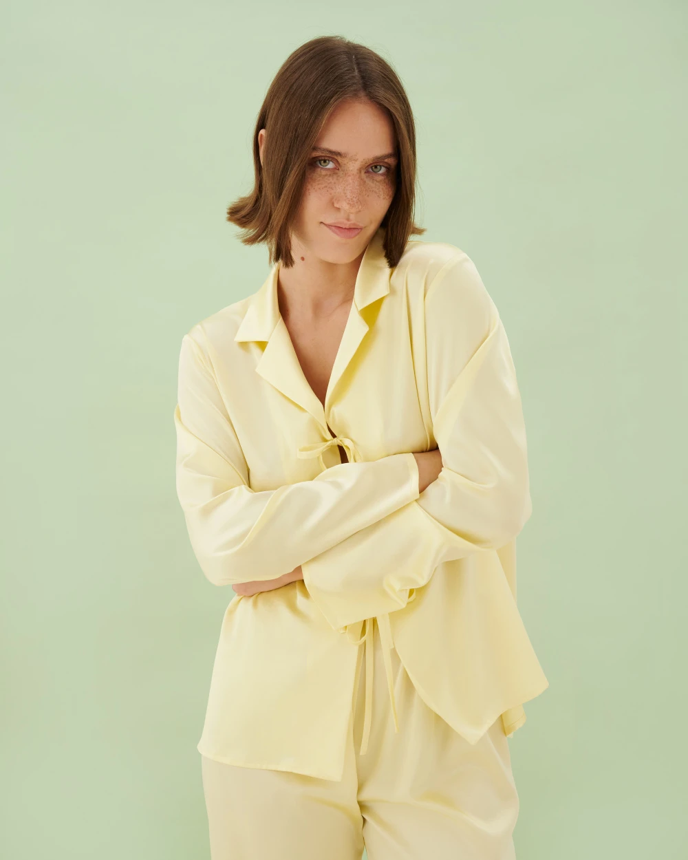 Пижама шелковая Buttercup chill