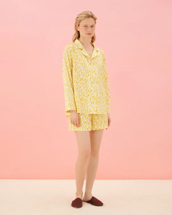 Пижама шелковая Leo