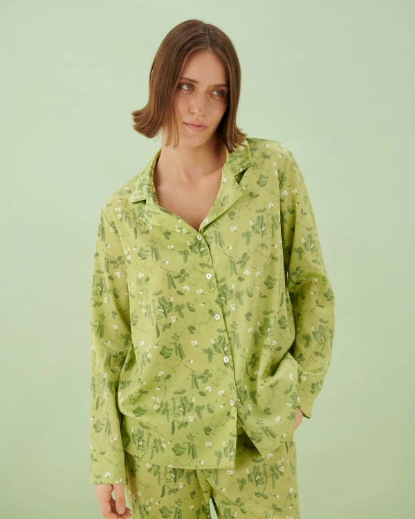 Пижама шелковая Pea