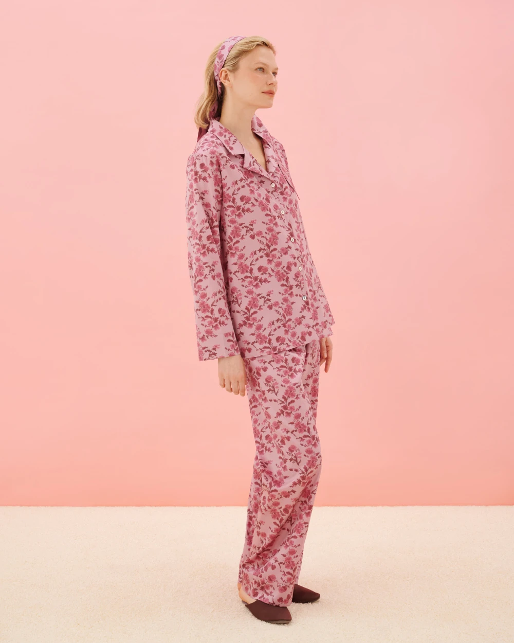 Пижама шелковая Mia