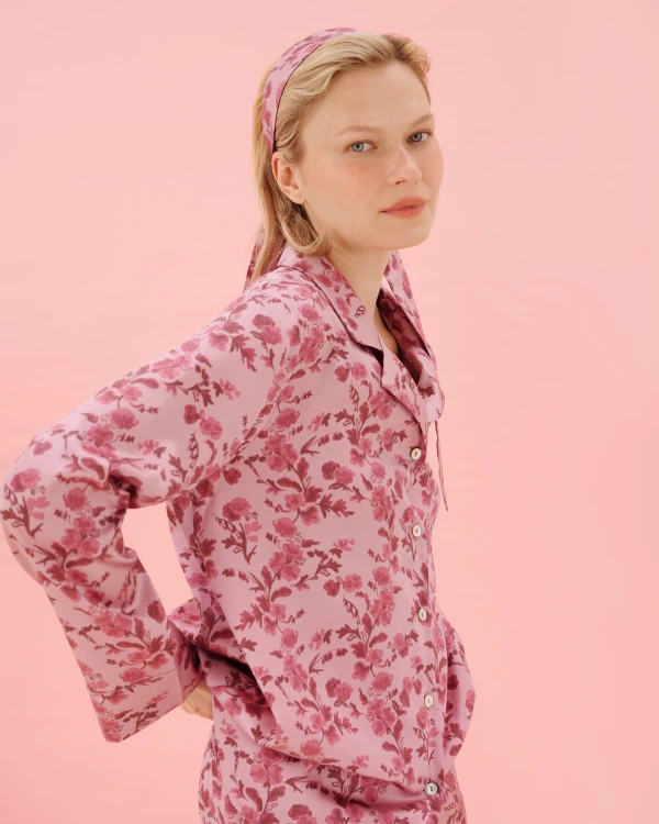 Пижама шелковая Mia