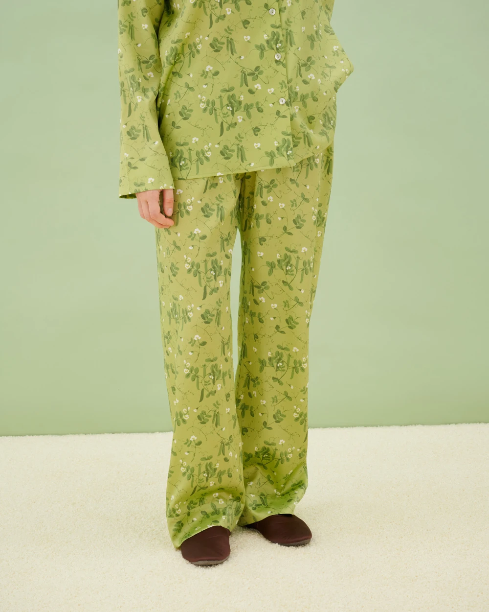 Пижама шелковая Pea