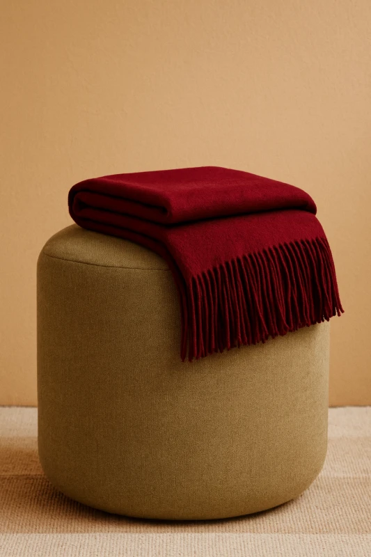 Плед из шерсть