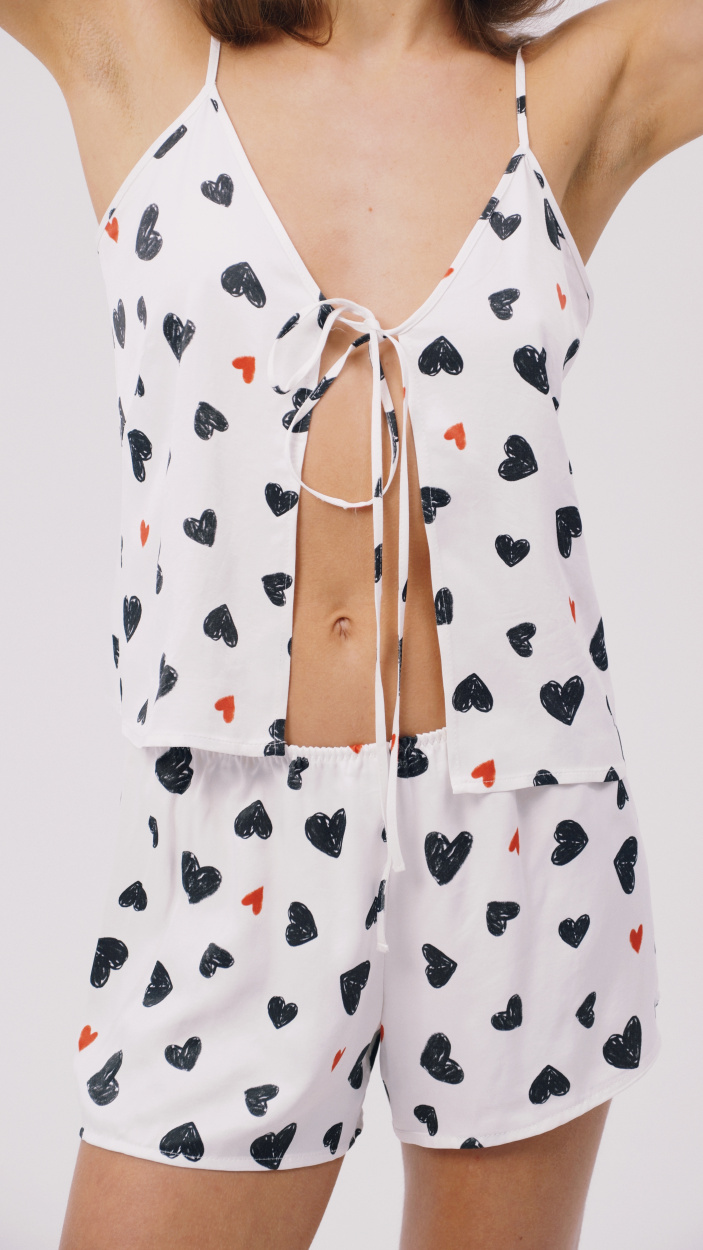 Пижама женская с шортами Tease