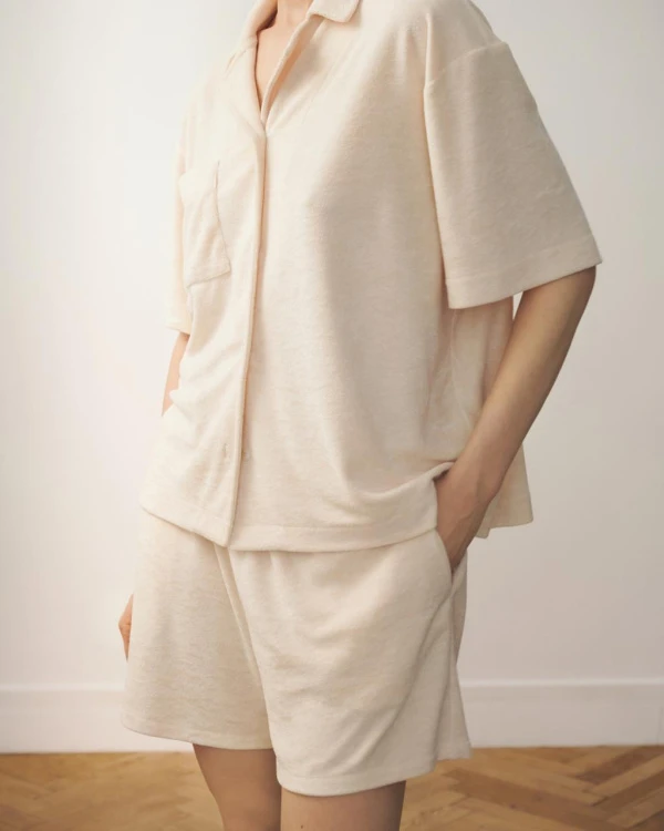 Пижама женская с шортами Sand розовая