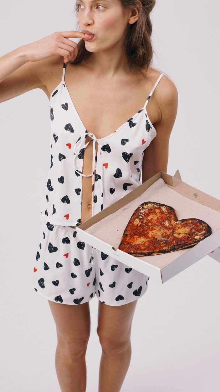 Пижама женская с шортами Tease