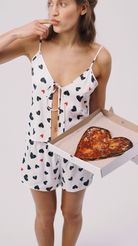 Пижама женская с шортами Tease