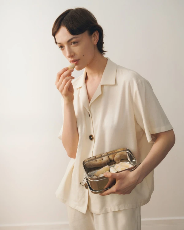 Пижама женская льняная Beige